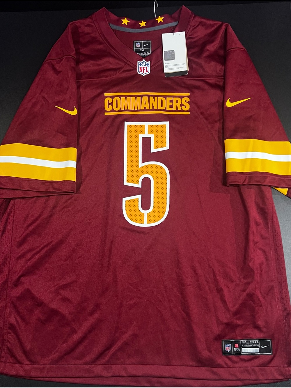 Nike Washington Commanders Jayden Daniels #5 NFL On-Field Jersey Men's 2XL